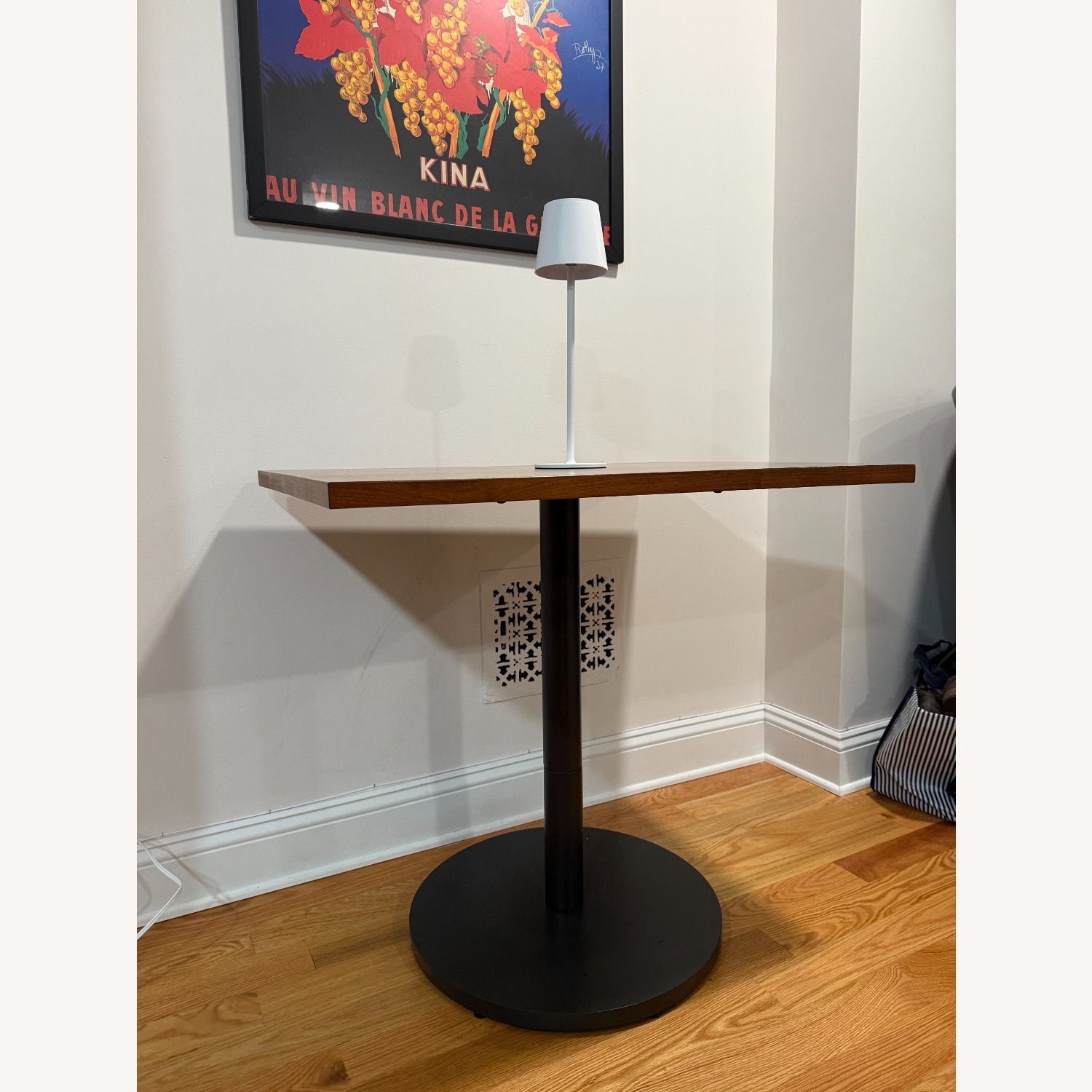 West Elm Orbit Dark Brown Wood Dining Table - image-3