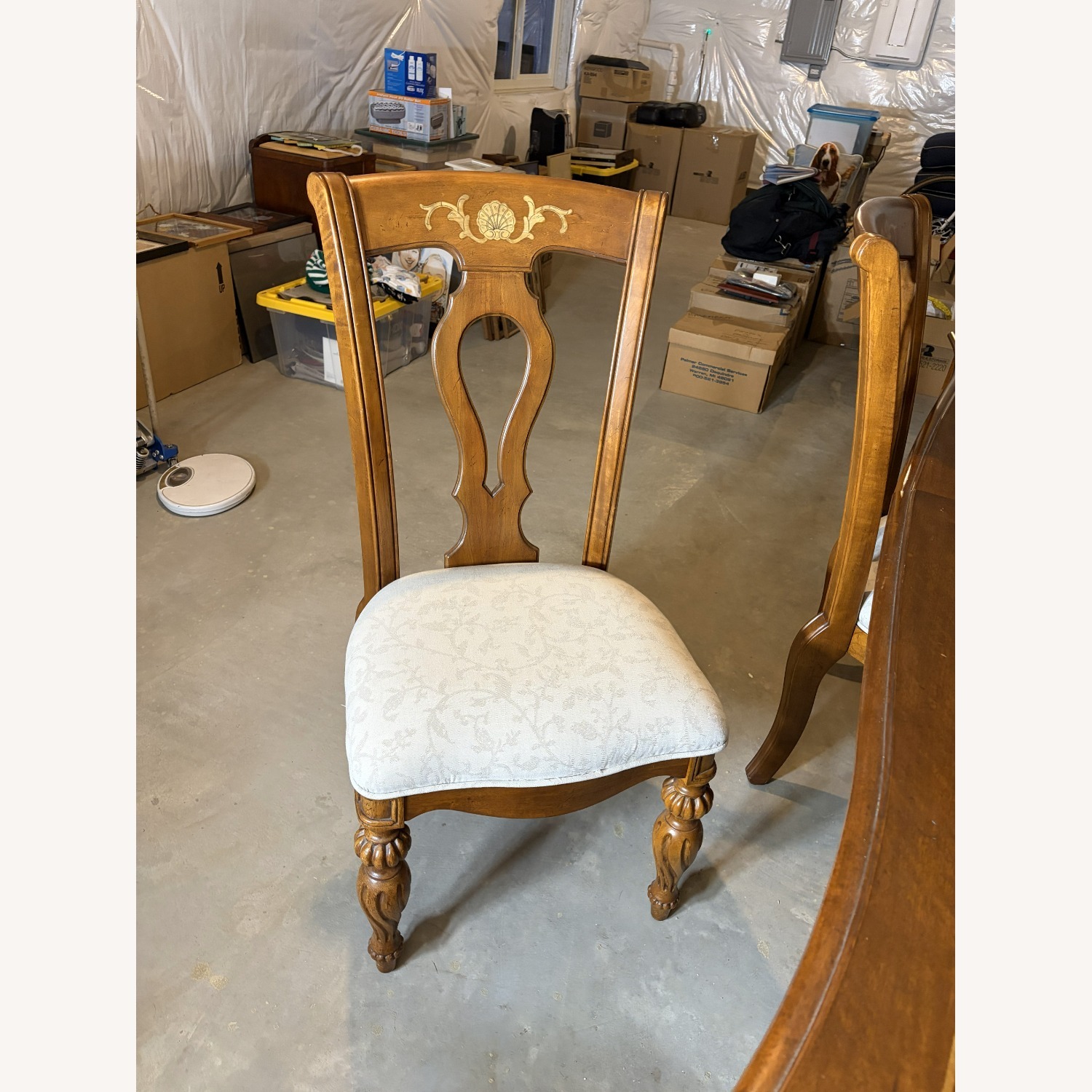Dining Table With Six Chairs and a Leaf - image-4