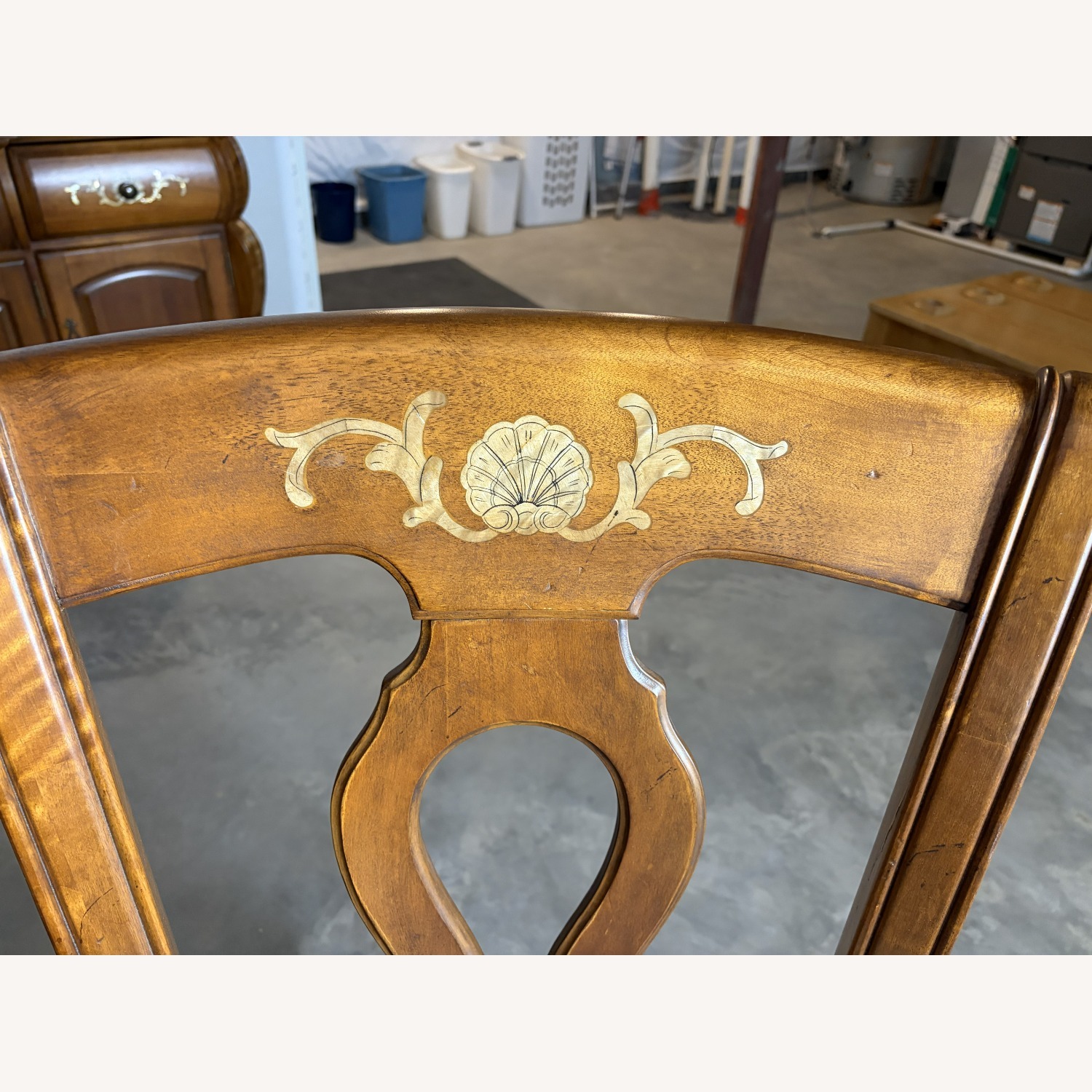 Dining Table With Six Chairs and a Leaf - image-3