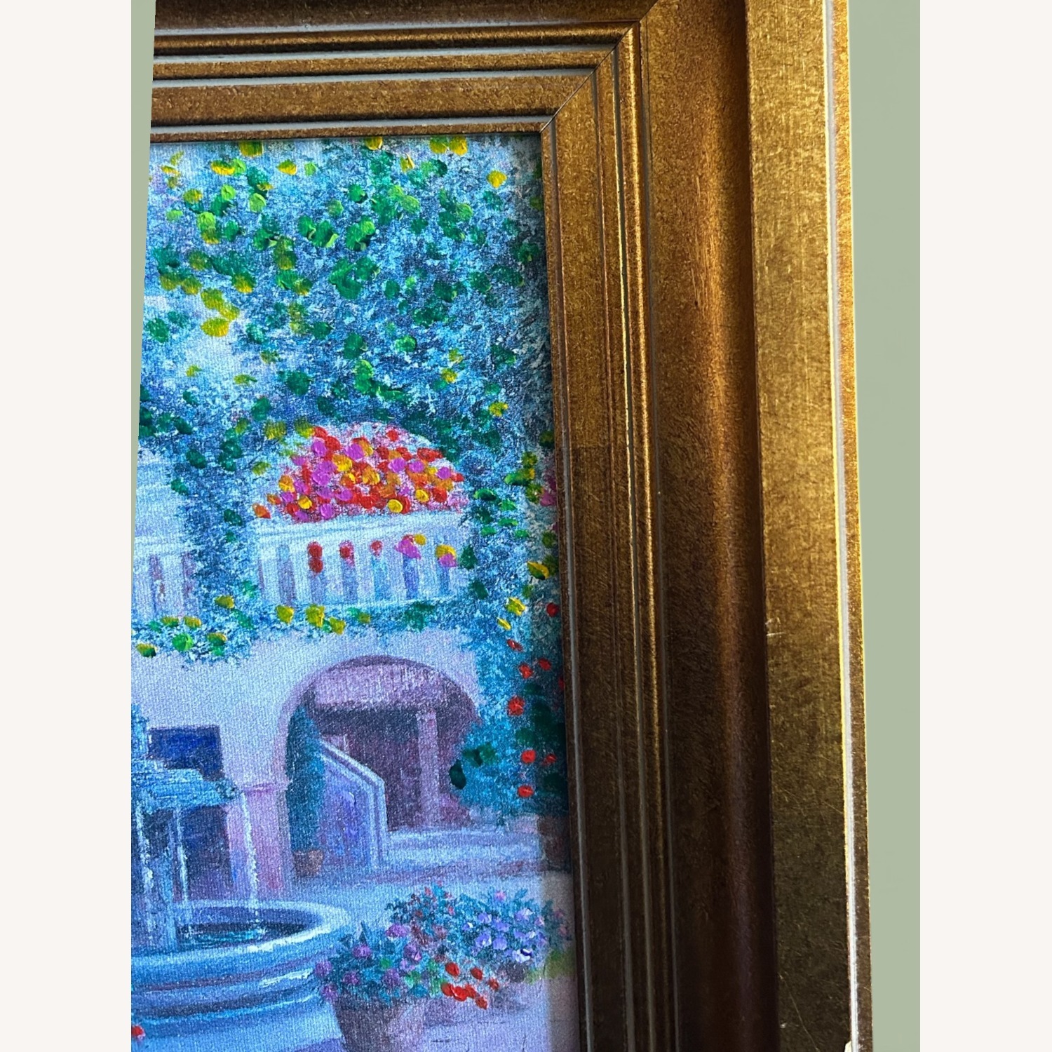 Vintage Fountain Landscape Portrait - image-2