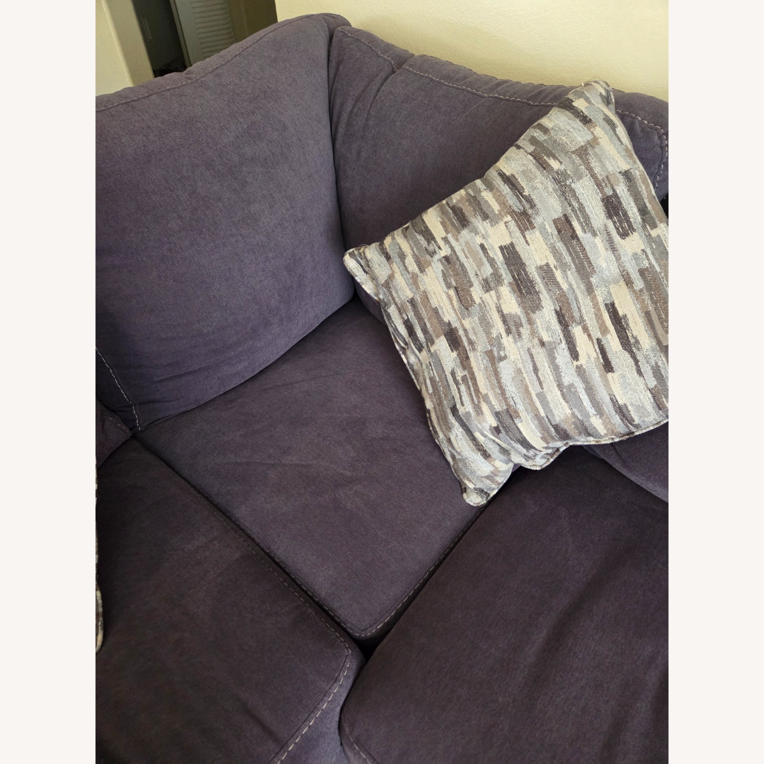 Lane Furniture Dark Gray Fabric 3+ Seater Sofa - image-10