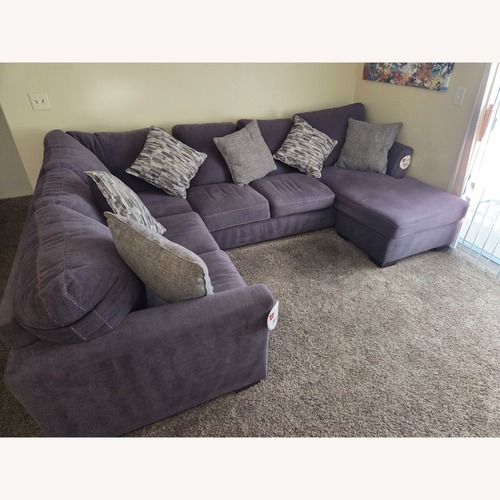 Used Lane Furniture Dark Gray Fabric 3+ Seater Sofa for sale on AptDeco