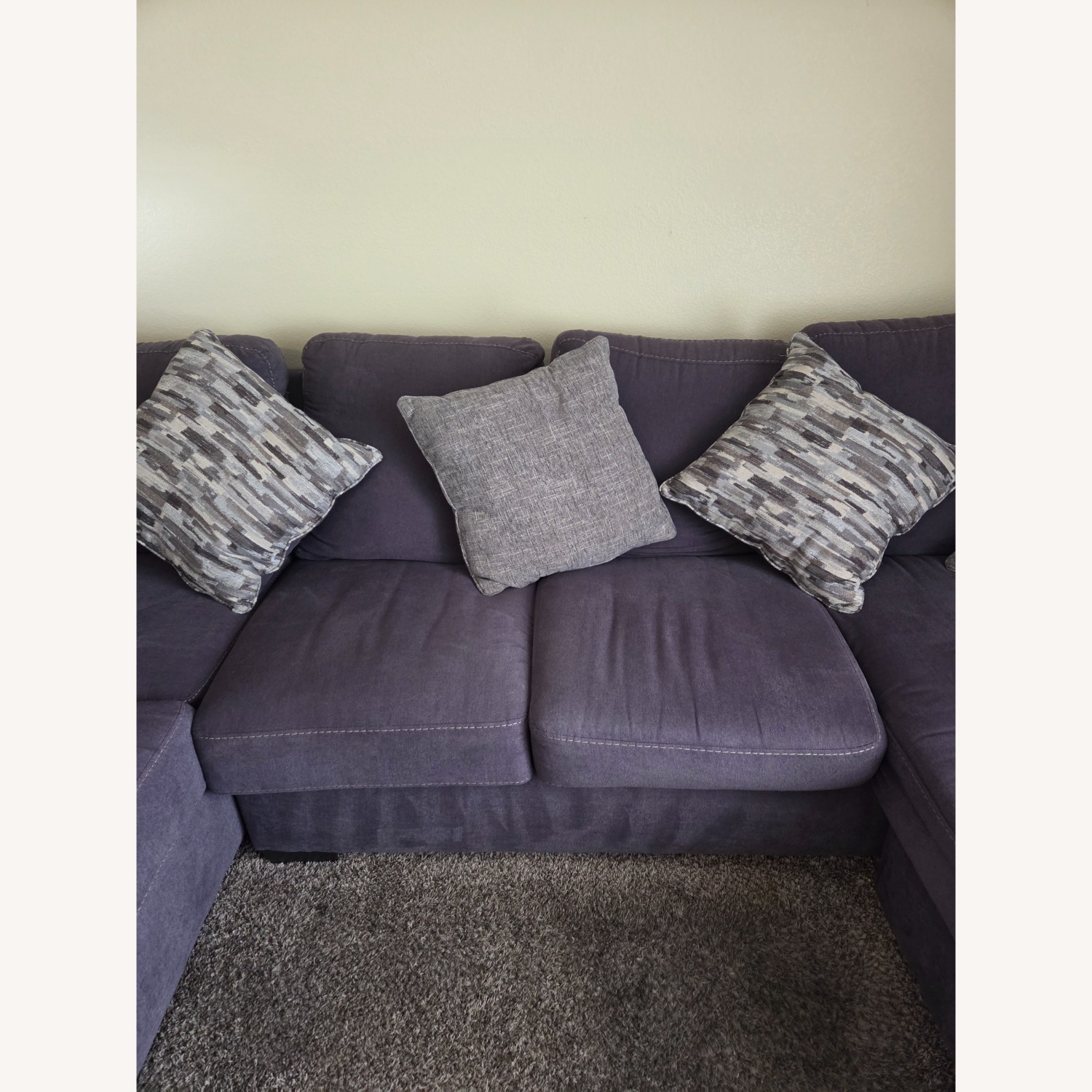 Lane Furniture Dark Gray Fabric 3+ Seater Sofa - image-15