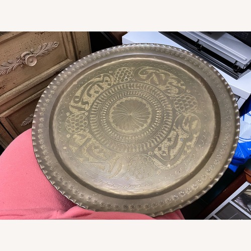 Used Vintage/Antique Light Brown Brass Décor for sale on AptDeco