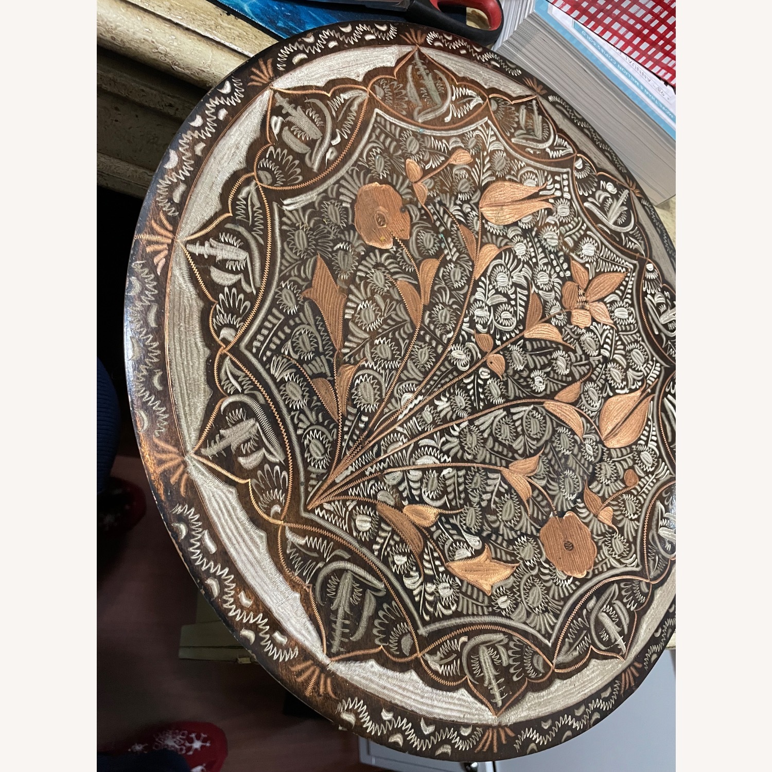 Vintage/Antique Light Brown Brass Décor - image-2