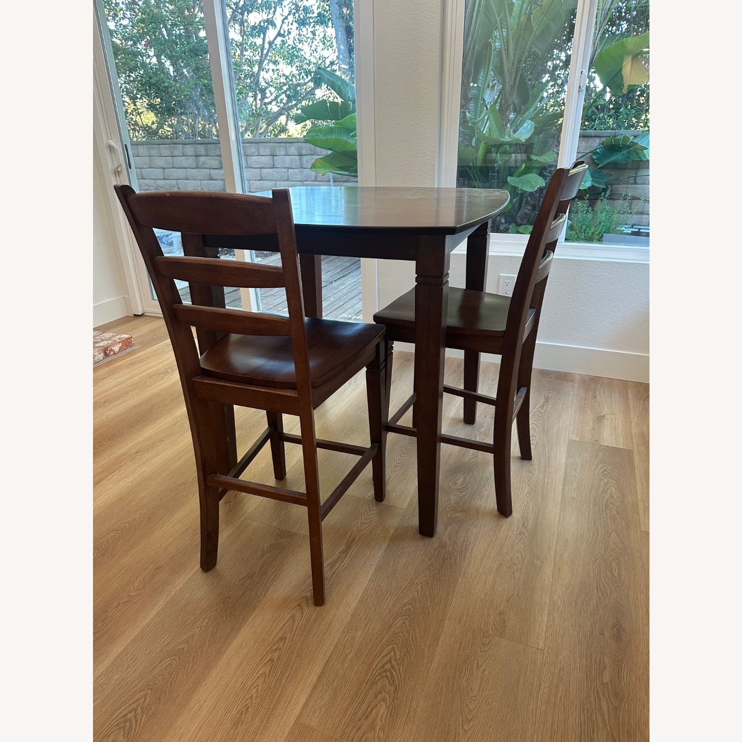 Dark Brown Wood Dining Sets - image-2
