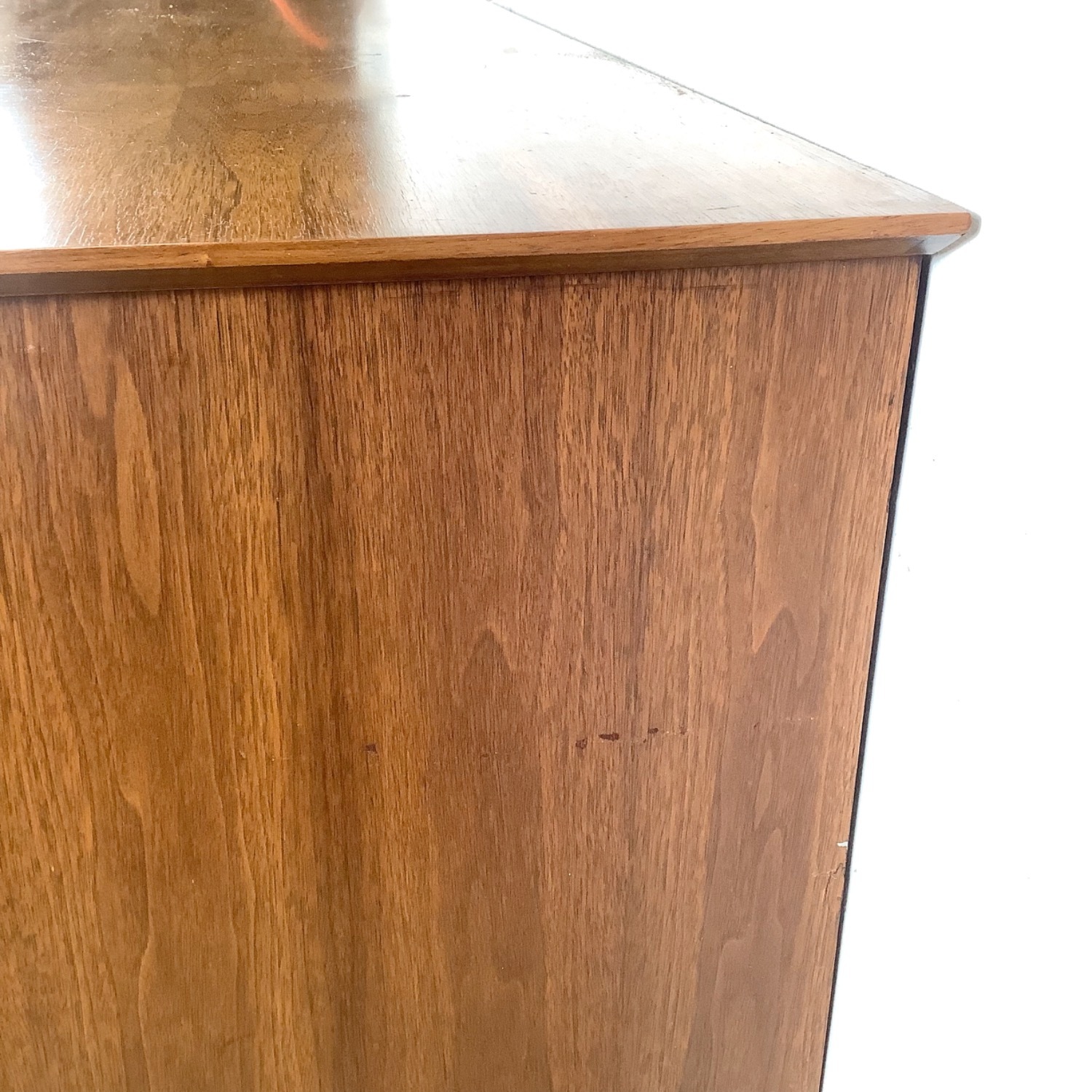 Mid-Century Modern Walnut Dresser w Mirror - image-14