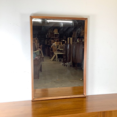 Used Mid-Century Modern Walnut Dresser w Mirror for sale on AptDeco