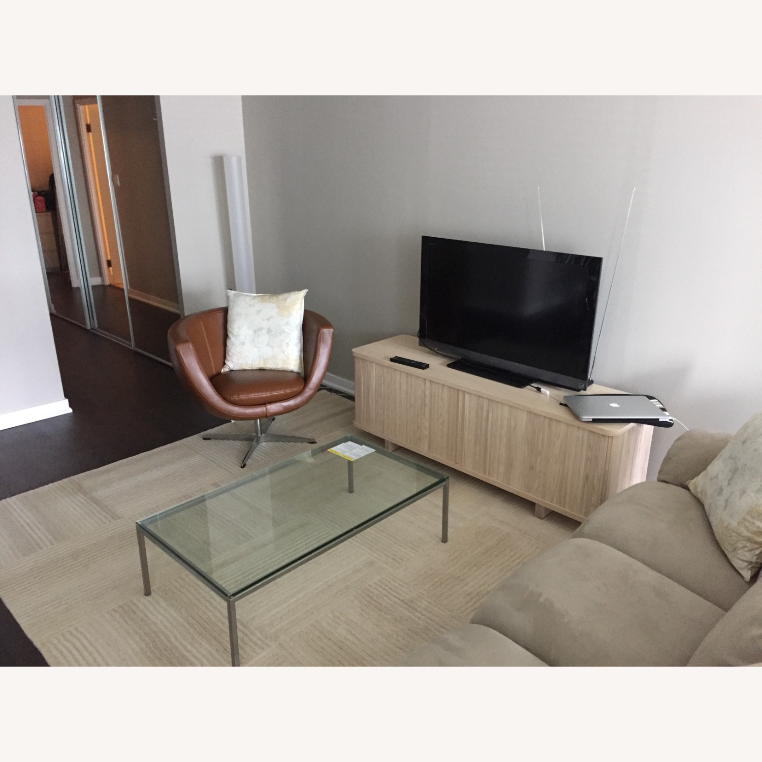 Natural Wool Area Rug 8' x 10' - image-1