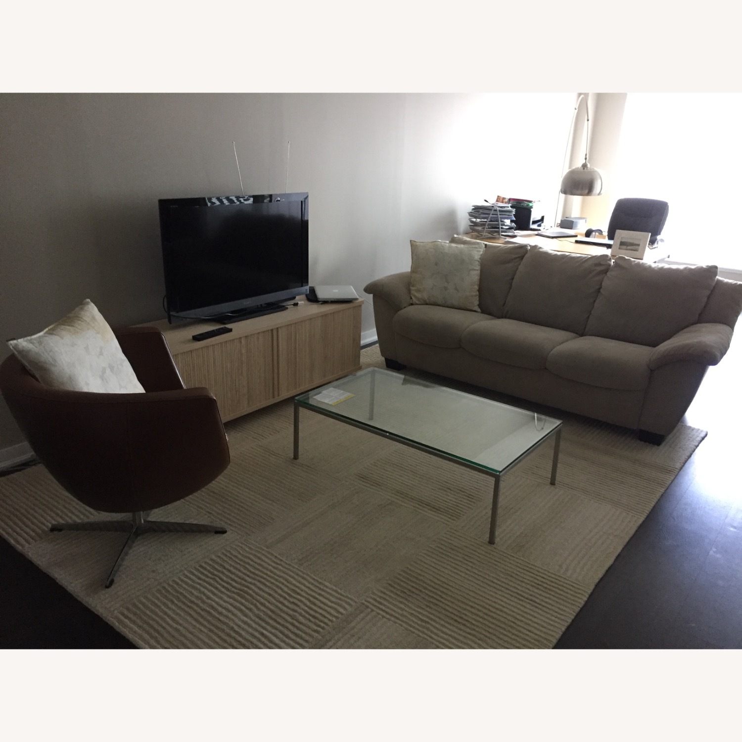 Natural Wool Area Rug 8' x 10' - image-2