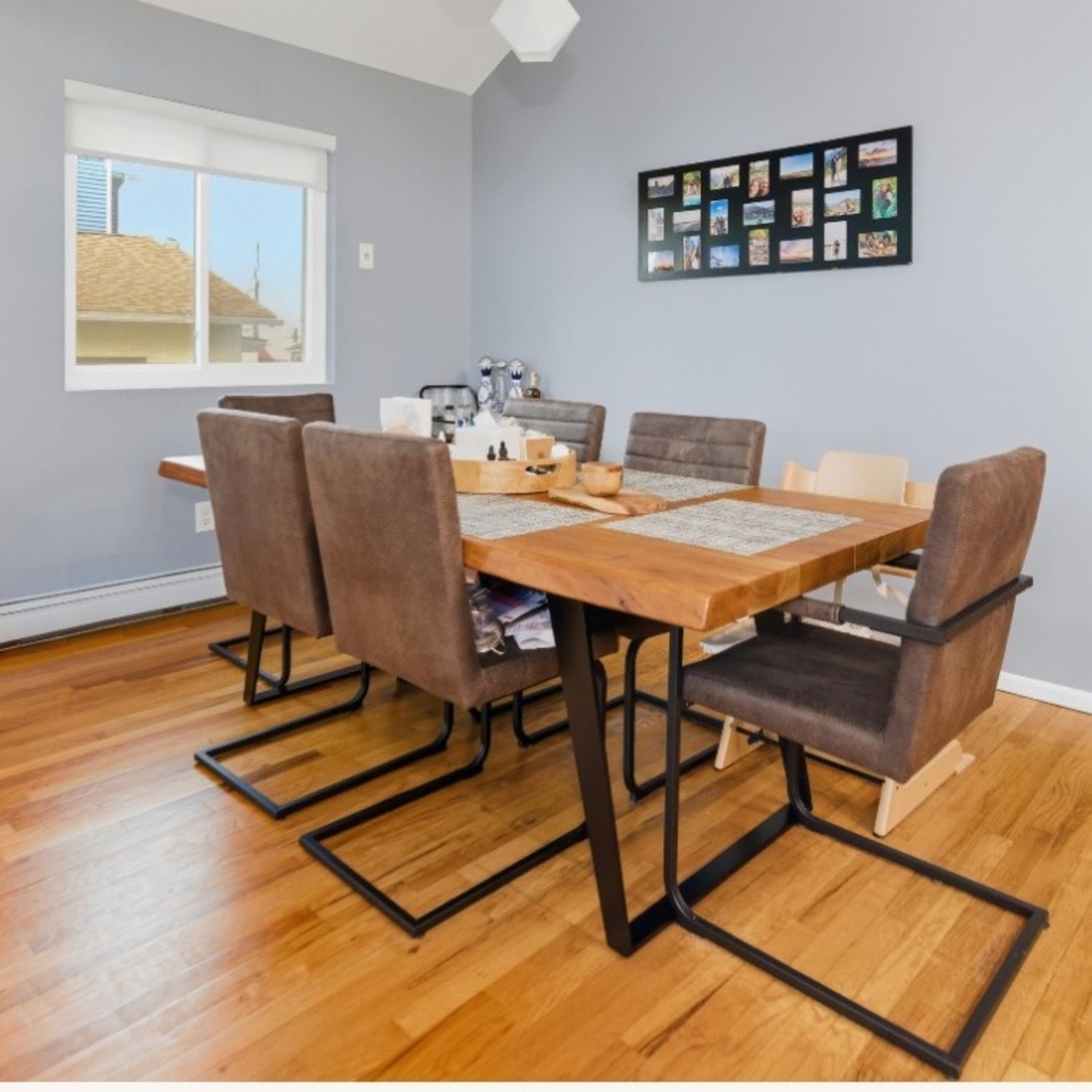 Crate & Barrel Yukon Natural Wood Dining Table - image-2