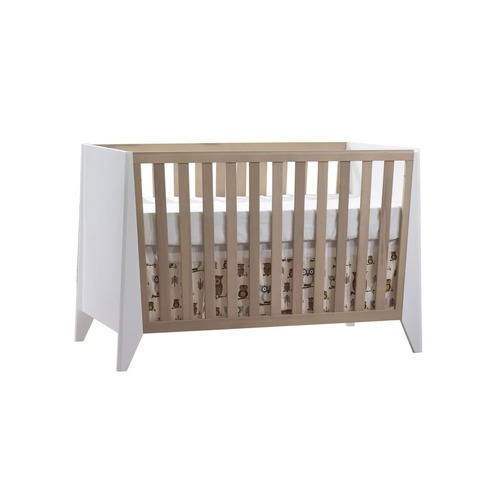 Used Natart Flexx White Wood Crib for sale on AptDeco