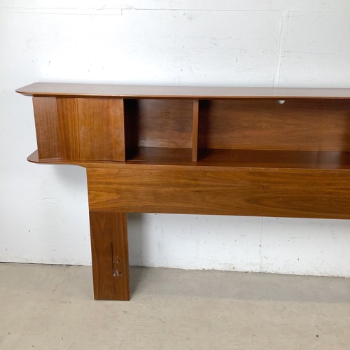 Used Mid-Century Modern Walnut Storage Headboard for sale on AptDeco