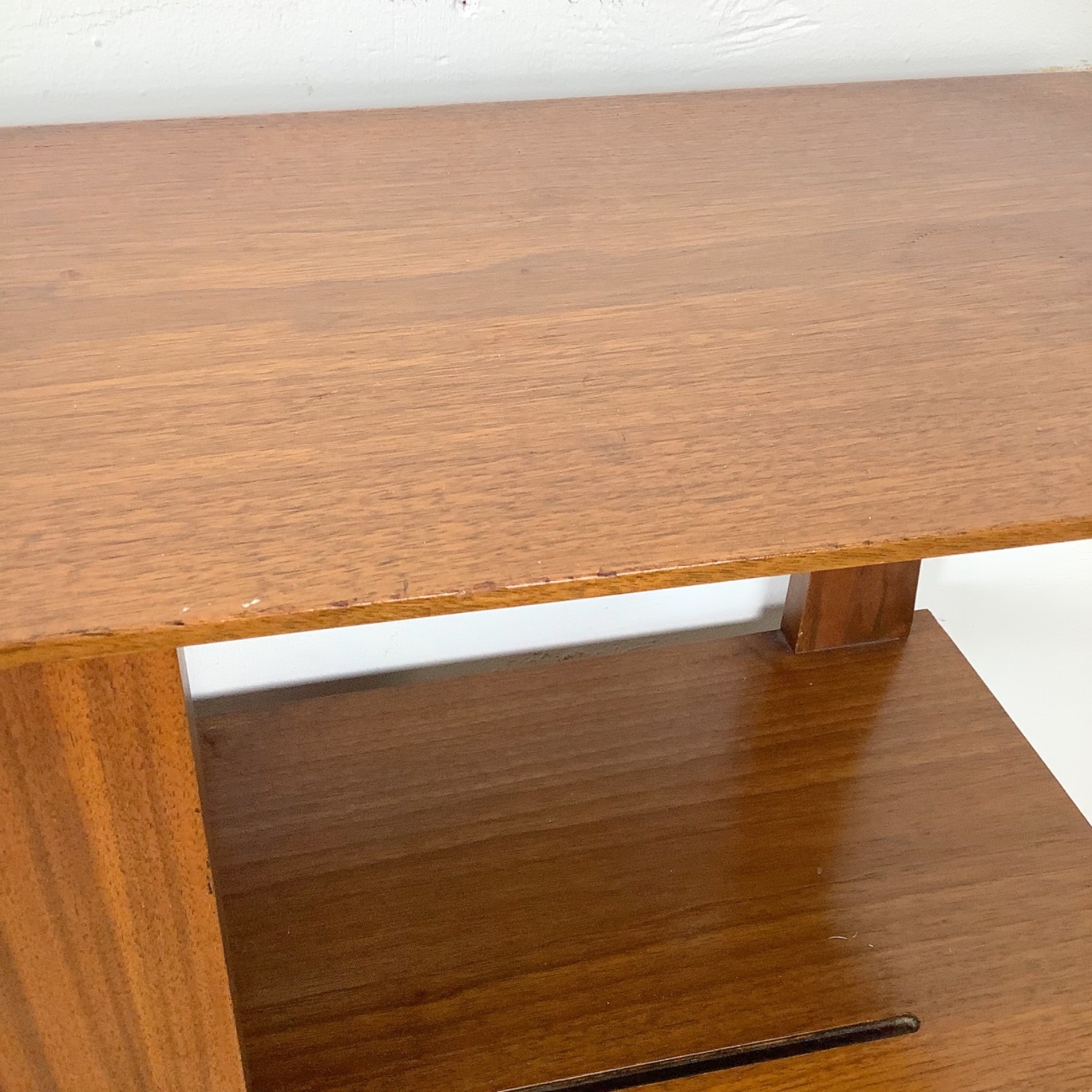 Mid-Century Modern Walnut Storage Headboard - image-12