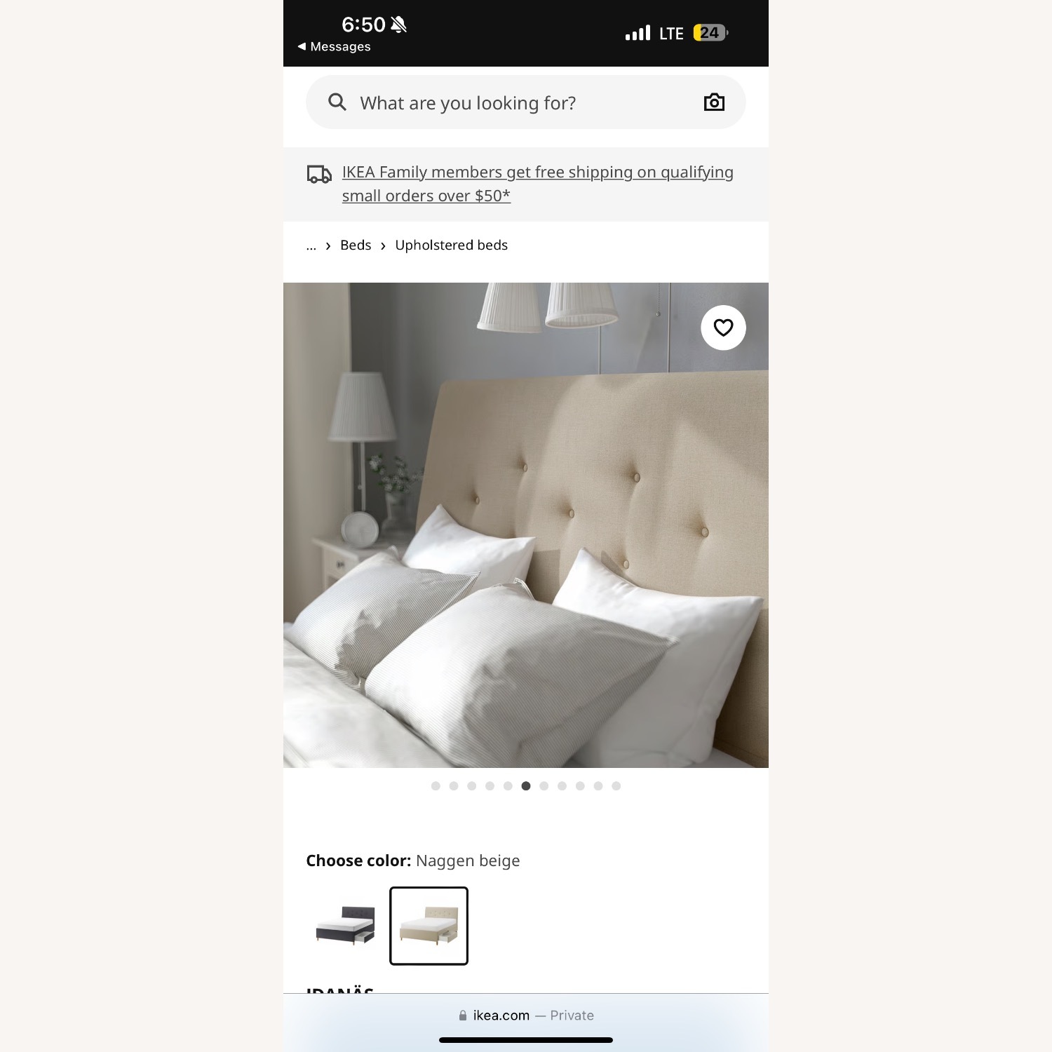 IKEA Idanas Natural Queen Bed - image-4