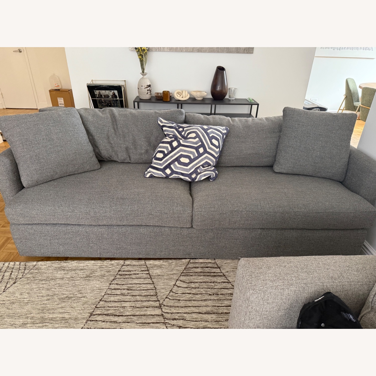 Crate and Barrel Lounge Couch - image-1