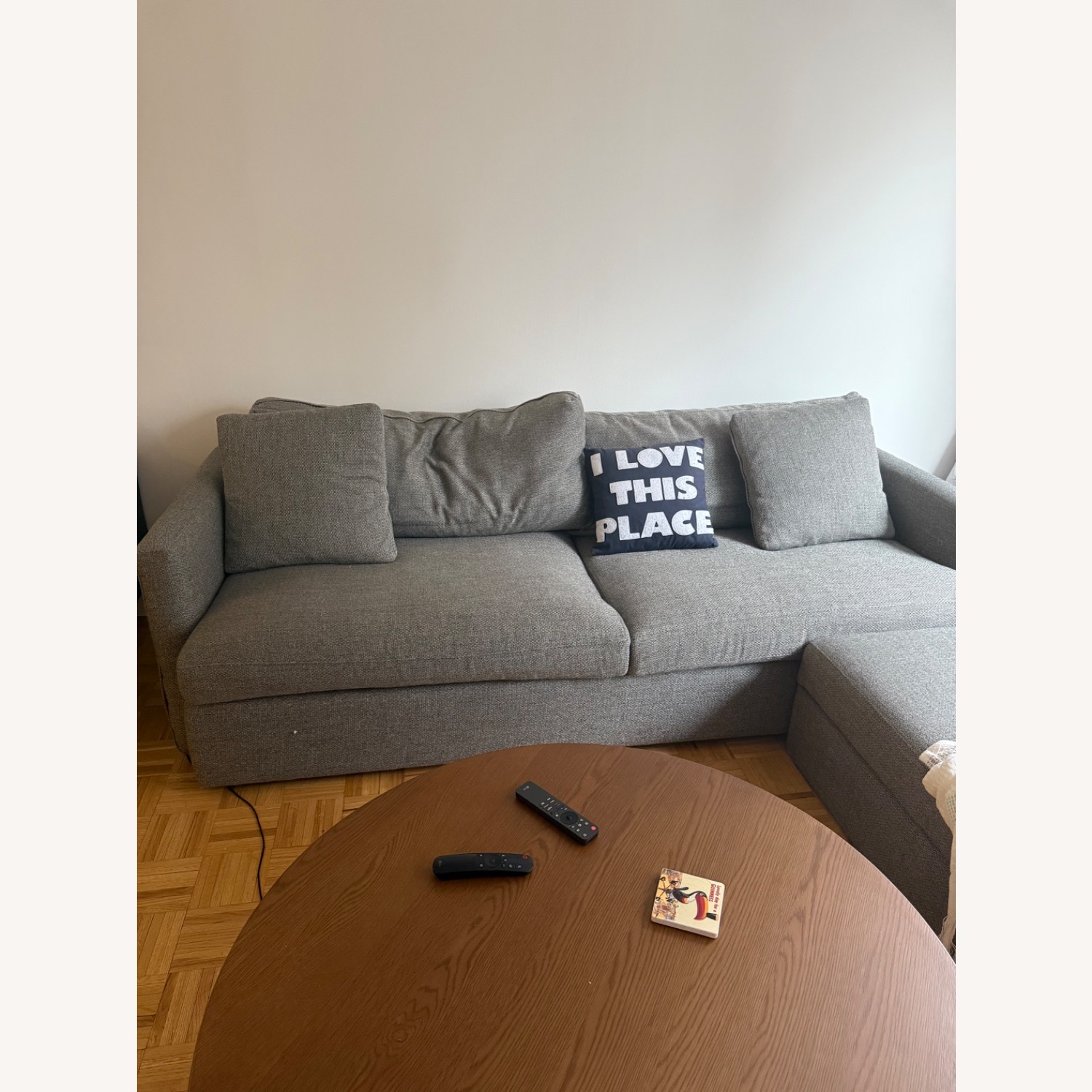 Crate and Barrel Lounge Couch - image-2