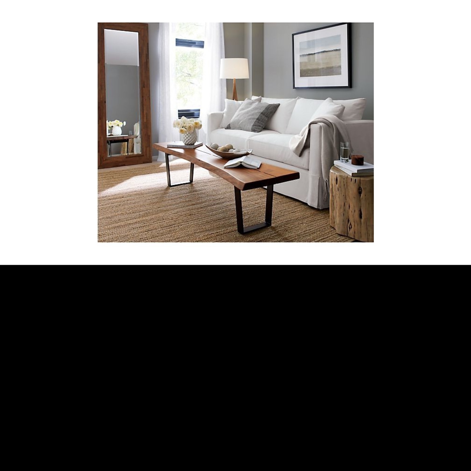 Crate & Barrell Willow Slipcovered Sofa - image-3