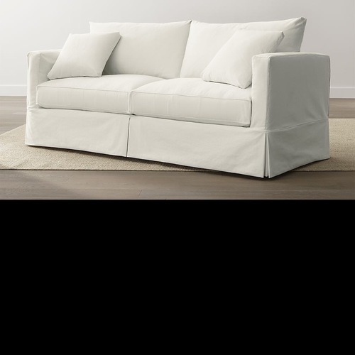 Used Crate & Barrell Willow Slipcovered Sofa for sale on AptDeco