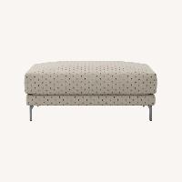 IKEA Nockeby White Fabric Footstool