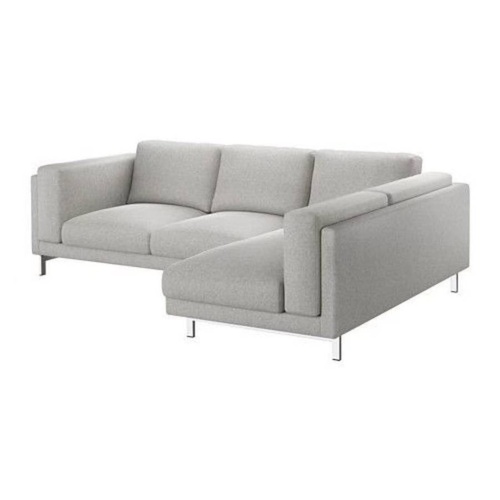 Used IKEA Nockeby White Fabric 3+ Seater Sofa for sale on AptDeco