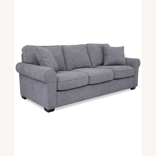 Used Macy's Light Gray Fabric 3+ Seater Sofa for sale on AptDeco