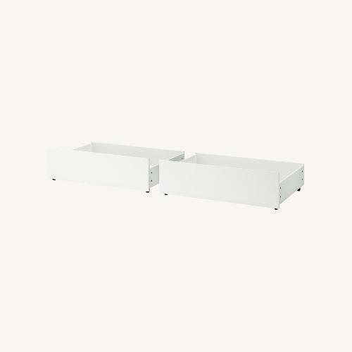 Used IKEA Malm Underbed Storage Units 4 Boxes for sale on AptDeco