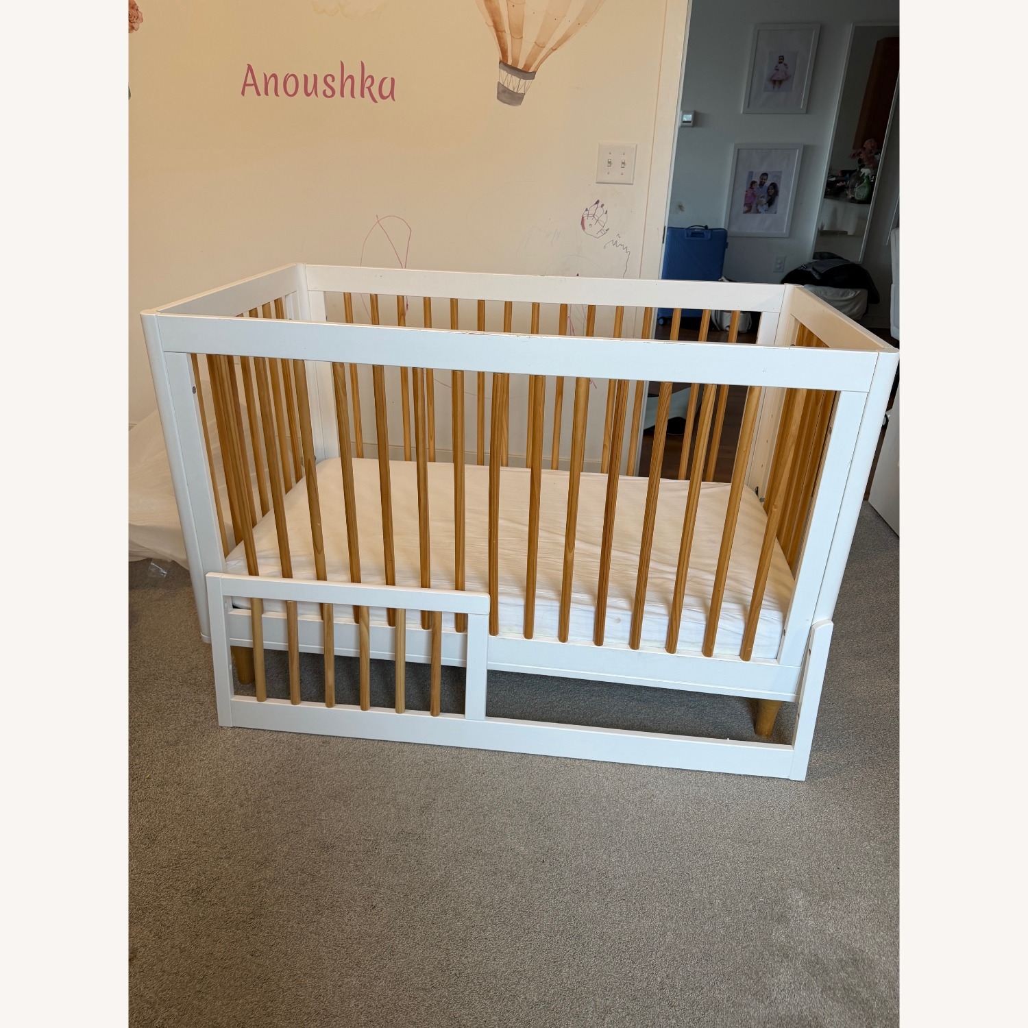 Babyletto Lolly White Wood Crib - image-2