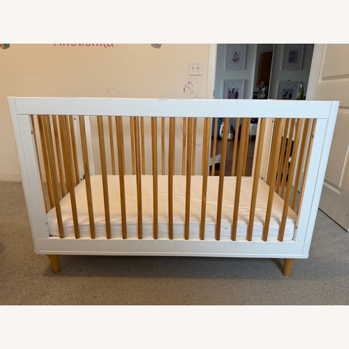 Used Babyletto Lolly White Wood Crib for sale on AptDeco