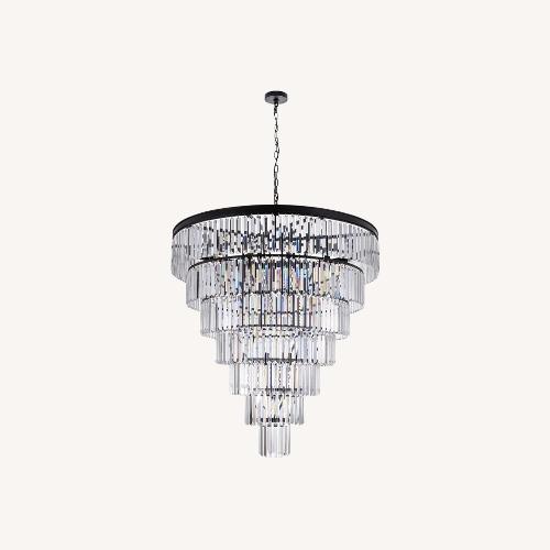 Used TOCHIC Large Crystal Chandelier for High Ceiling for sale on AptDeco
