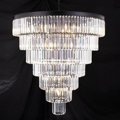 Used TOCHIC Large Crystal Chandelier for High Ceiling for sale on AptDeco