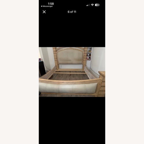 Used Drexel Heritage King Bed Frame for sale on AptDeco