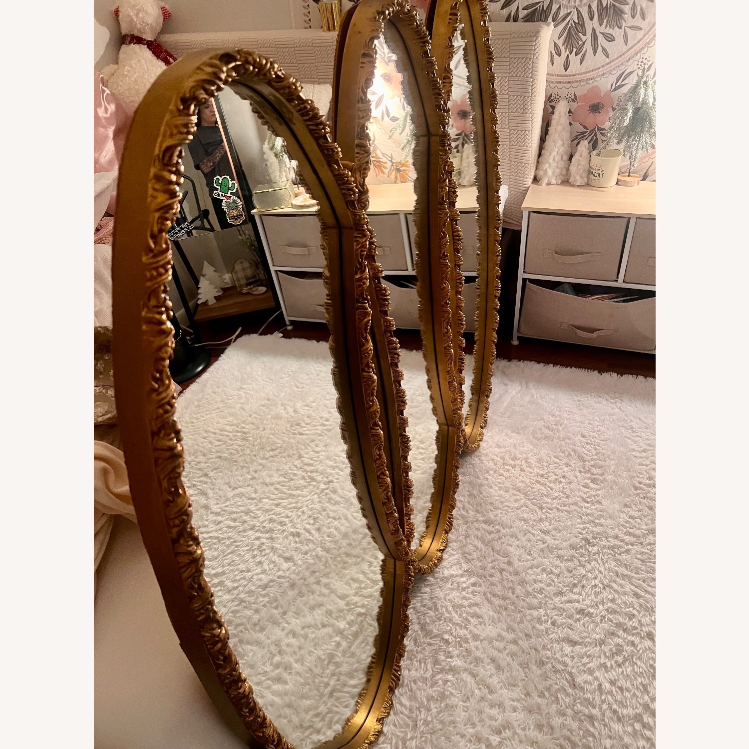Hotel Regency Style Triple Mirror - image-3