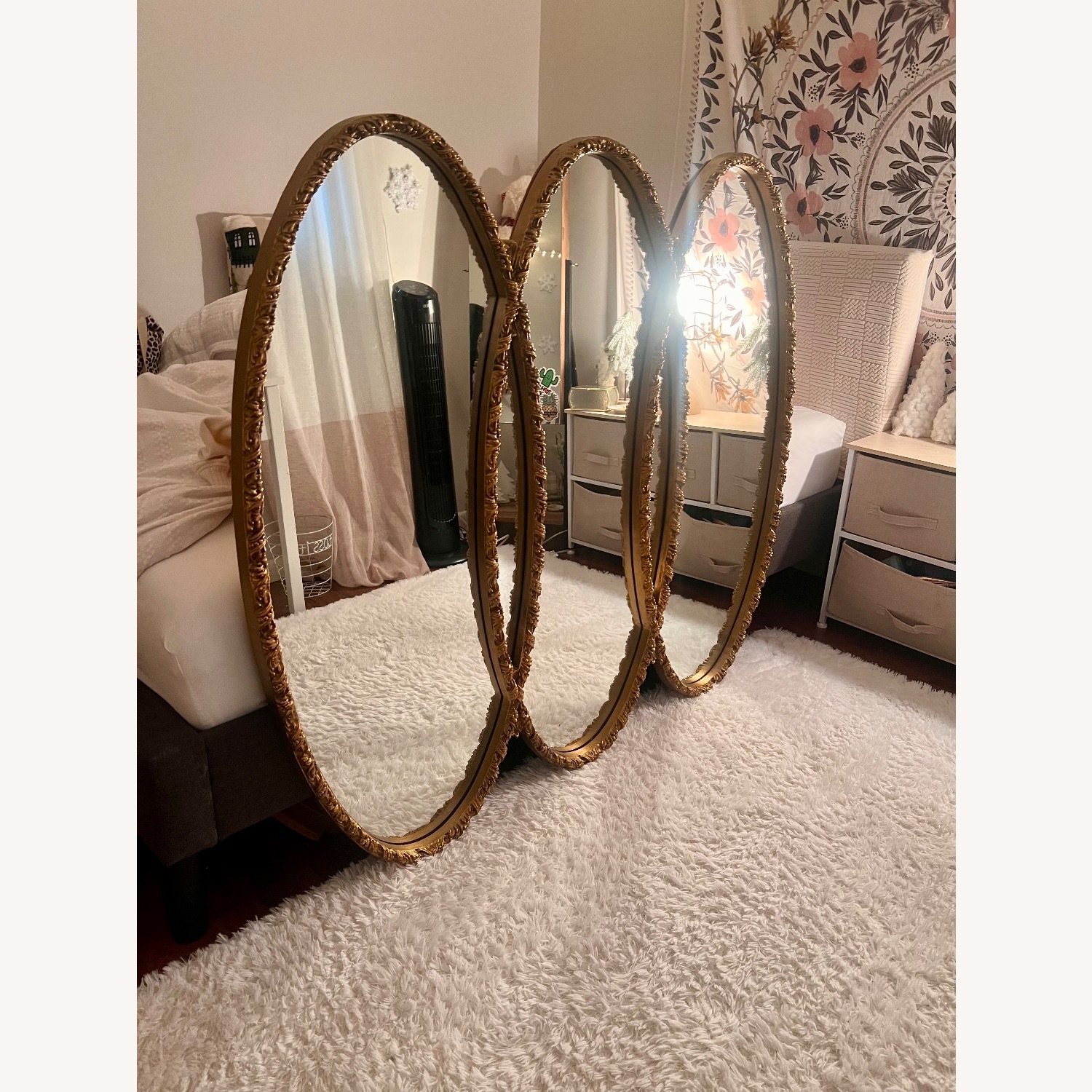 Hotel Regency Style Triple Mirror - image-4