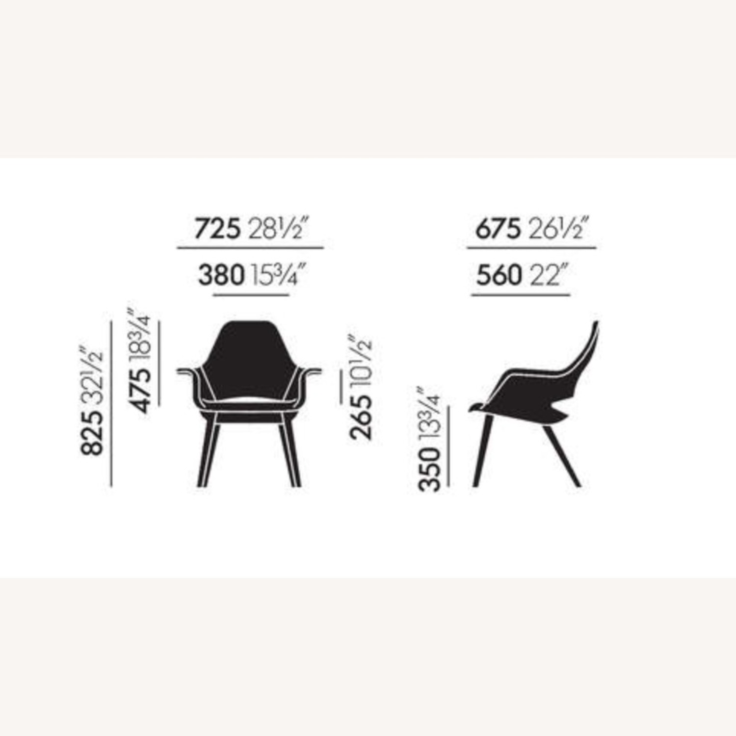 Charles Eames & Eero Saarinen Organic Chair  - image-11