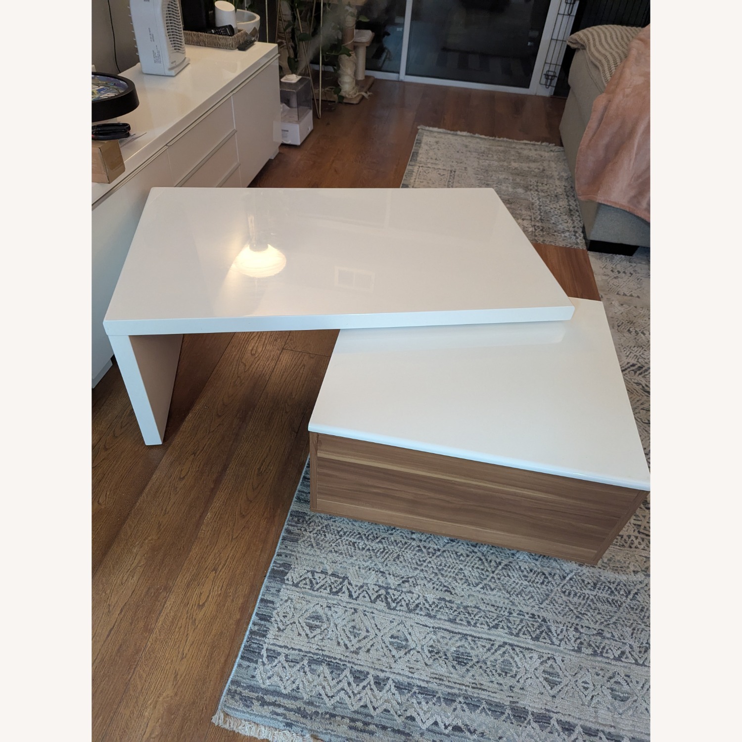 Orren Ellis Coffee Table With Swivel Top - image-5