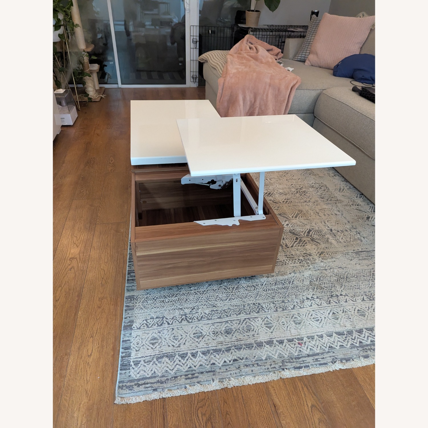 Orren Ellis Coffee Table With Swivel Top - image-4