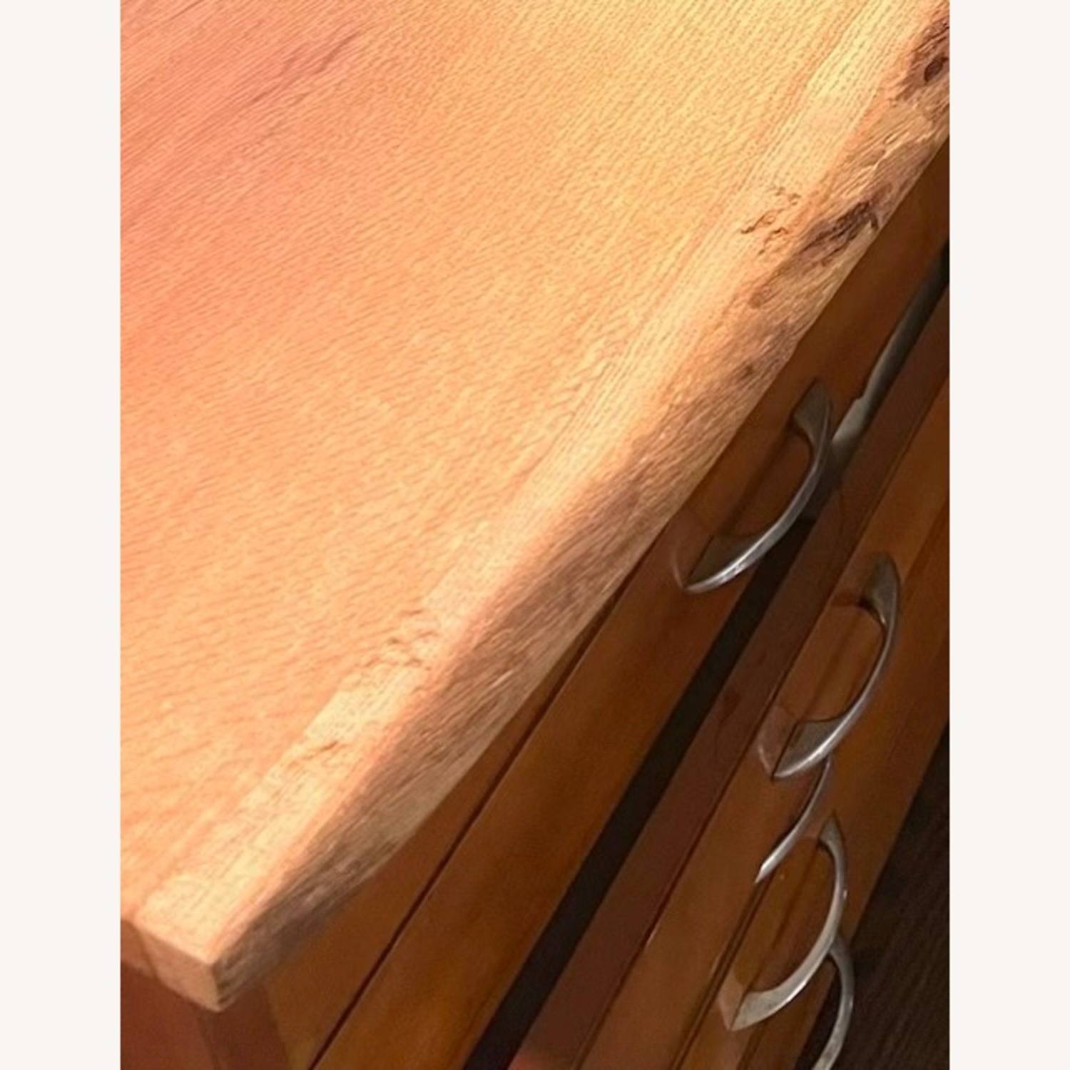 8ft Live Edge Maple Solid Wood Desk Dining Slab - image-3