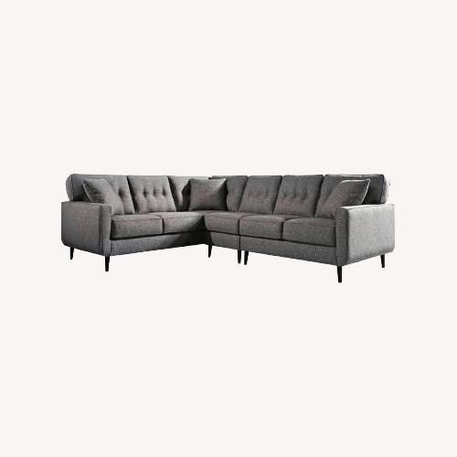 Used Ashley Furniture Zardoni Dark Gray 2 Piece Sectional for sale on AptDeco