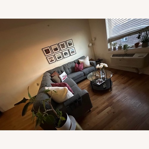 Used Ashley Furniture Zardoni Dark Gray 2 Piece Sectional for sale on AptDeco