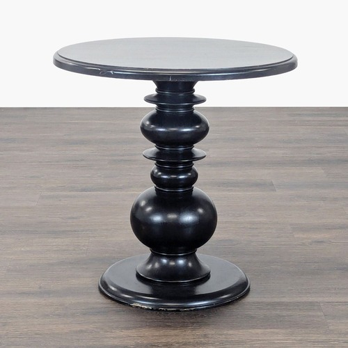 Used Turned Pedestal End Table for sale on AptDeco