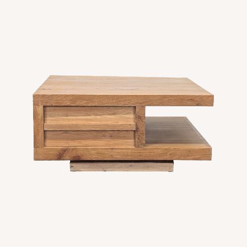 Used Two Tier Teak Coffee Table for sale on AptDeco