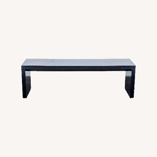 Used Black Wood Dining Bench for sale on AptDeco