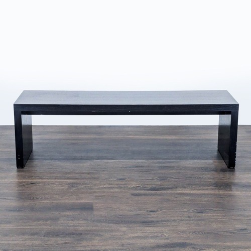 Used Black Wood Dining Bench for sale on AptDeco