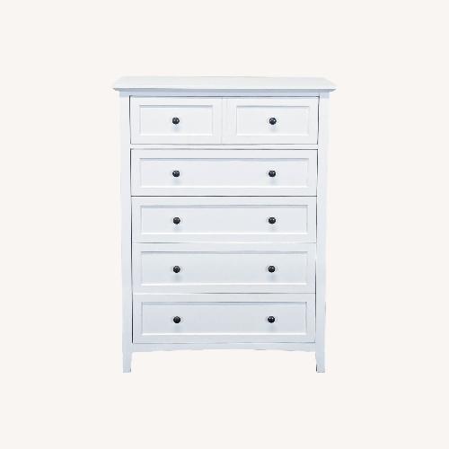 Used Modus Paragon White 5-Drawer Dresser with Classic for sale on AptDeco