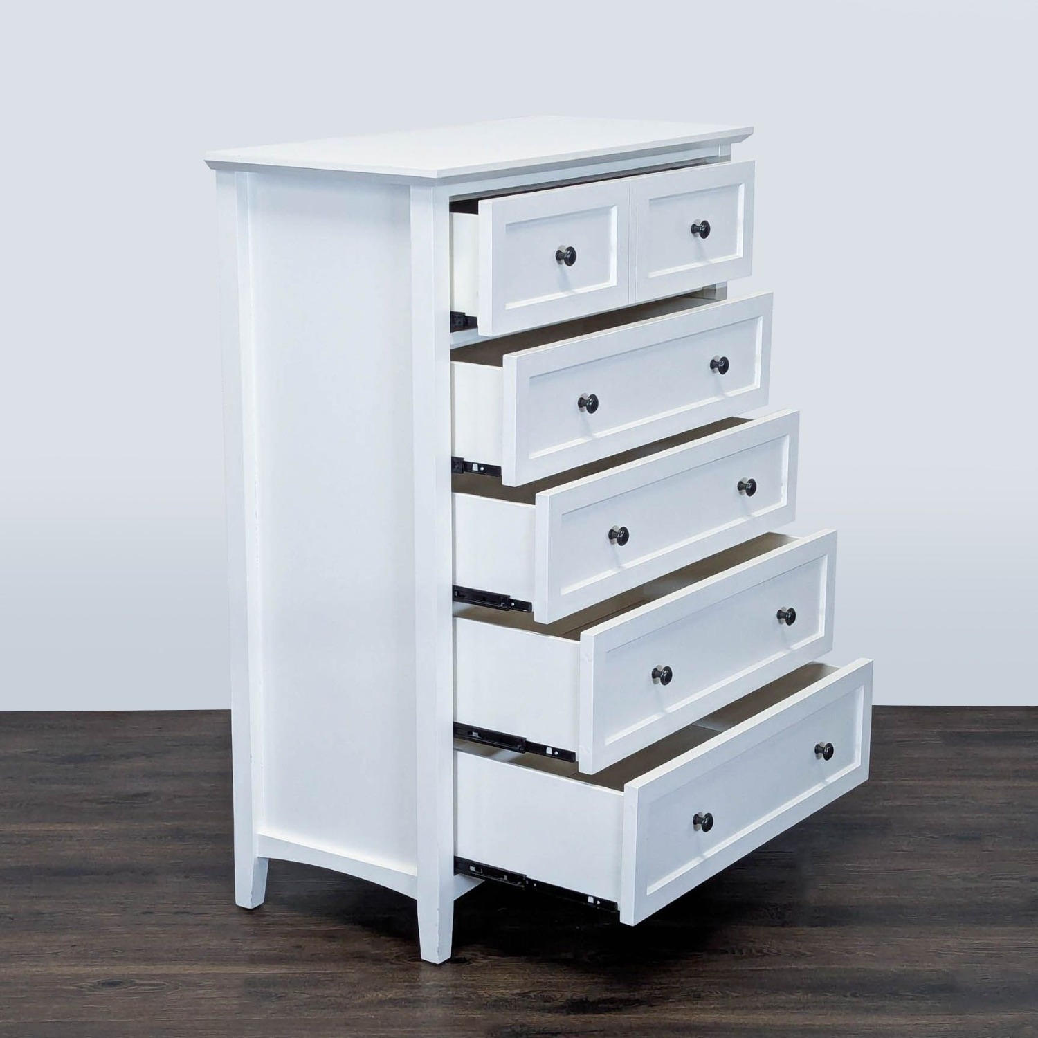 Modus Paragon White 5-Drawer Dresser with Classic - image-3