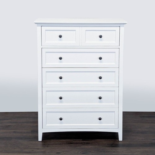 Used Modus Paragon White 5-Drawer Dresser with Classic for sale on AptDeco