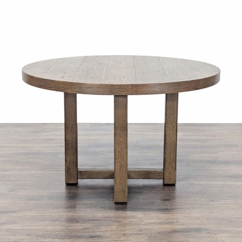 Used Restoration Hardware Antoccino Round Dining Table for sale on AptDeco