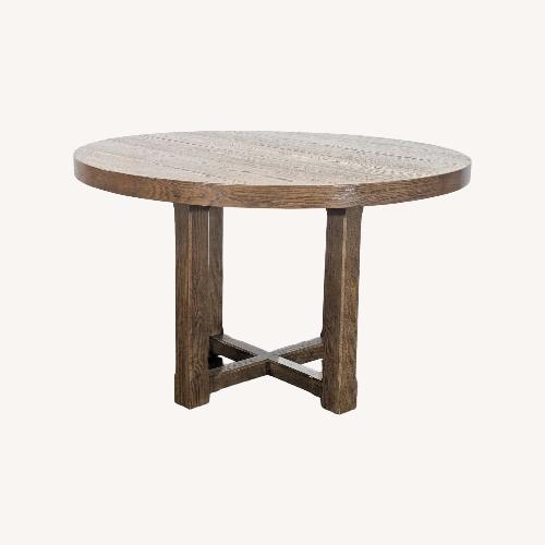 Used Restoration Hardware Antoccino Round Dining Table for sale on AptDeco