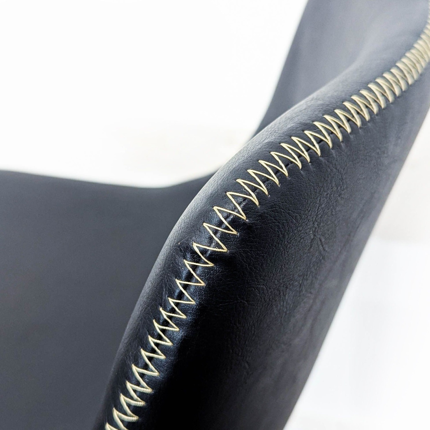 Living Spaces Cobbler Faux Leather Bucket Seat  - image-5